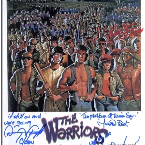 The Warriors Cast Autographed w Movie Quotes 12x18 Poster Photo Exact Proof ACOA