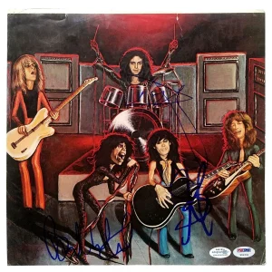 Aerosmith Autographed X3 Signed Record Album LP ACOA