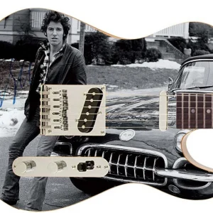 Bruce Springsteen Autographed Signed Vintage Photo Graphics Guitar