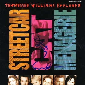 Streetcar Cat Menagerie Autographed Magazine Playbill Program