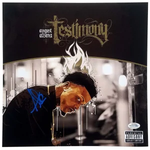 August Alsina Autographed Signed Testimony Album Flat ACOA