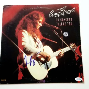 Amy Grant Autographed In Concert Vol. 2 Album Cover LP ACOA