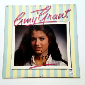 Amy Grant Autographed Signed My Father's Eyes Album LP ACOA ACOA