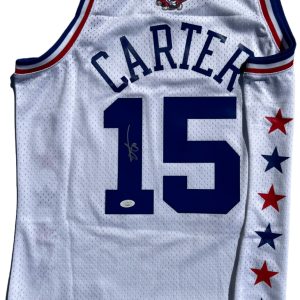 2003 VINCE CARTER SIGNED TORONTO RAPTORS ALL STAR BASKETBALL JERSEY JSA COA