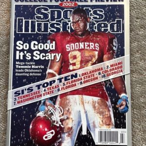 Tommie Harris Oklahoma Sooners Sports Illustrated News Stand Copy No Label