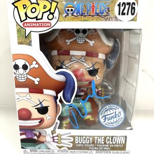 JEFF WARD SIGNED FUNKO POP BUGGY THE CLOWN EXCLUSIVE ONE PIECE BECKETT CERT #1