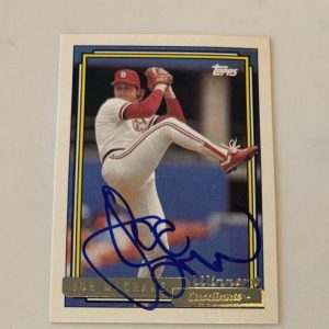 1992 Topps Joe Magrane signed autographed St. Louis Cardinals GOLD #783 Card