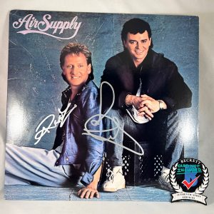 Air Supply Russell Hitchcock and Graham Russell Signed Vinyl LP Album Beckett...