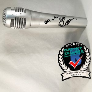 Russell Hitchcock Signed Microphone Air Supply Beckett BAS 1 COA