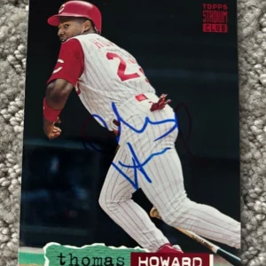 Thomas Howard signed autographed 1994 TOPPS STADIUM CLUB CARD # 496