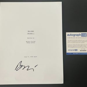 BENNY SAFDIE SIGNED AUTOGRAPH THE CURSE FULL 45 PAGE PILOT SCRIPT w/EXACT PROOF
