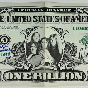 Alice Cooper JSA Autograph Signed Billion Dollars Babies Album Insert