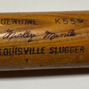 MICKEY MANTLE NY YANKEES K55 LOUISVILLE SLUGGER H&B BASEBALL BAT POWERIZED RARE