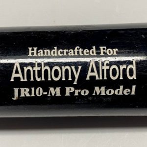 ANTHONY ALFORD BLUE JAYS PIRATES REDS CRACKED GAME USED MARUCCI BAT W/COA