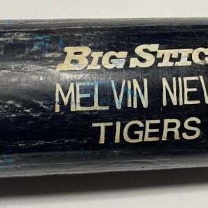 MELVIN NIEVES DETROIT TIGERS MLB GAME USED RAWLINGS BIG STICK CRACKED BAT