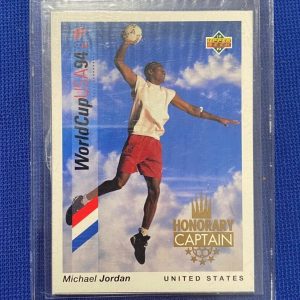 1993 UPPER DECK MICHAEL JORDAN WORLD CUP USA 94 HONORARY CAPTAIN HC3 CARD W/CASE