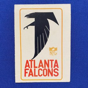 1966 PHILADELPHIA FOOTBALL ATLANTA FALCONS TEAM LOGO #13 CARD VINTAGE RARE