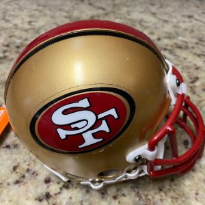 NFL SAN FRANCISCO 49ERS TEAM LOGO RIDDELL MINI HELMET UNSIGNED