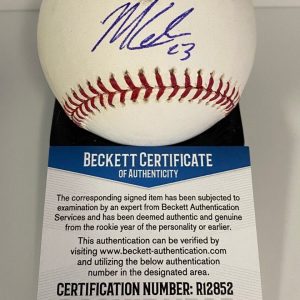 MITCH KELLER PITTSBURGH PIRATES SIGNED AUTOGRAPHED M.L. BASEBALL BECKETT R12852