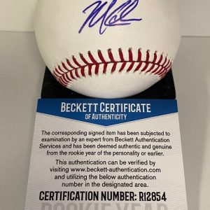 MITCH KELLER PITTSBURGH PIRATES SIGNED AUTOGRAPHED M.L. BASEBALL BECKETT R12854