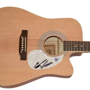 Chris Lane Signed Full Size Acoustic Guitar Autograph Country Singer Beckett COA