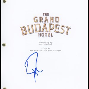 Tony Revolori "The Grand Budapest Hotel" AUTOGRAPH Signed Script Screenplay B