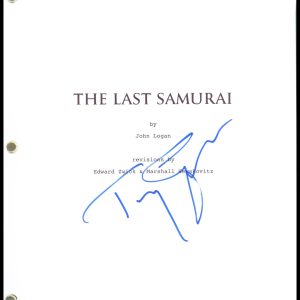 Tony Goldwyn "The Last Samurai" AUTOGRAPH Signed Complete Script Screenplay ACOA