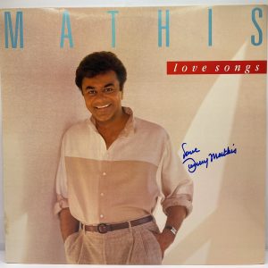 Johnny Mathis Signed Autographed Vinyl Record Album Love Songs JSA