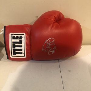REIYA ABE SIGNED AUTOGRAPH BOXING GLOVE COA JAPAN BOXER CHAMP IBF