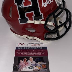 Andrew Berry Signed Autographed Harvard Crimson Mini Helmet JSA COA