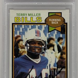 Terry Miller Signed 1979 Topps Rookie Card Oklahoma State Cowboys PSA/DNA Slab