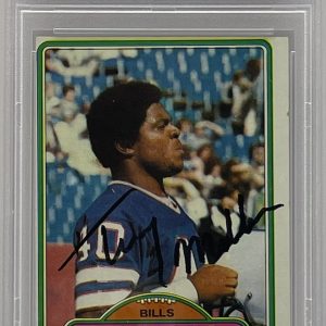 Terry Miller Signed 1980 Topps Rookie Card Oklahoma State Cowboys PSA/DNA Slab