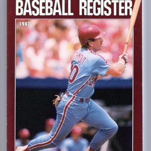 1987 SPORTING NEWS BASEBALL REGISTER MIKE SCHMIDT COVER AMAZING CONDITION