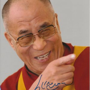 Dalai Lama REAL hand SIGNED 8x10" Photo #6 JSA LOA Tibetan spiritual leader