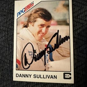 Signed Trading Card Indy 500 Car Indianapolis Danny Sullivan Autographed Rookie