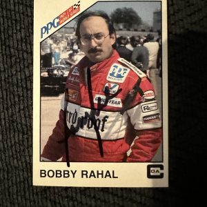 Signed Trading Card Indy 500 Car Indianapolis Bobby Rahal Rookie