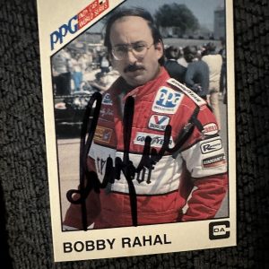 Signed Trading Card Indy 500 Car Indianapolis Bobby Rahal Rookie