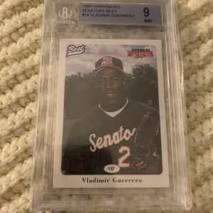 Vladimir Guerrero 1996 Best BCCG Graded 9 Trading Card # 14 Slabbed Beckett RC
