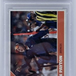 Sean Payton Signed Autographed Denver Broncos Custom Card PSA/DNA Slabbed