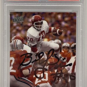 Billy Sims Signed 2011 Upper Deck Card Oklahoma Sooners PSA/DNA Slabbed