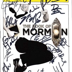 THE BOOK OF MORMON HAND SIGNED NY CITY PLAYBILL+COA SIGNED ON COVER 2016 CAST