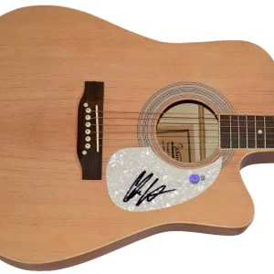 Chris Lane Signed Full Size Acoustic Guitar Autograph Country Singer Beckett COA