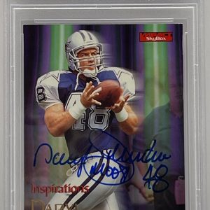 Daryl Johnston Signed 1996 Skybox Impact Card Dallas Cowboys PSA/DNA Slabbed