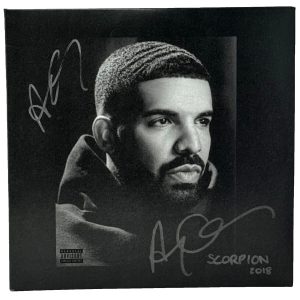 Drake Signed Autograph Scorpion Vinyl Record Album Aubrey Graham Rapper ACOA COA