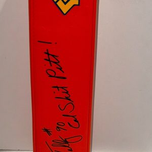 DARRYL TALLEY SIGNED WEST VIRGINIA MOUNTAINEERS PYLON EAT SH*T PITT JSA COA