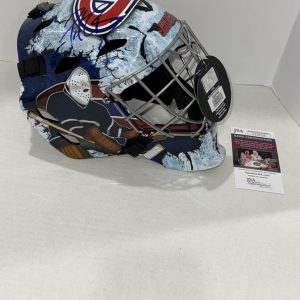 PATRICK ROY SIGNED FULL-SIZE MONTREAL CANADIENS GOALIE MASK JSA COA
