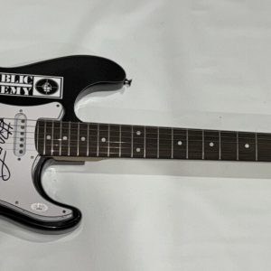 PUBLIC ENEMY SIGNED CUSTOM ELECTRIC GUITAR CHUCK D FLAVOR FLAV JSA COA