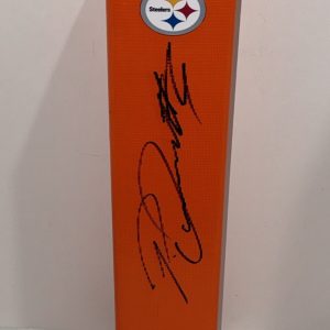 PATRICK QUEEN SIGNED TOUCHDOWN PYLON PITTSBURGH STEELERS FOOTBALL PROOF JSA COA