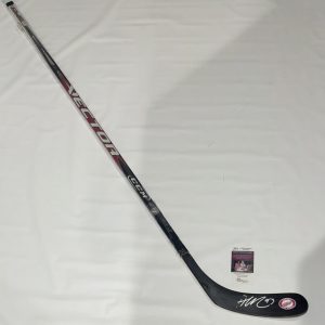 ALEX DEBRINCAT SIGNED HOCKEY STICK DETROIT RED WINGS PROOF JSA COA