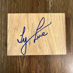 Ty Tyronn Lue Clippers Coach Signed Autograph Basketball Floorboard